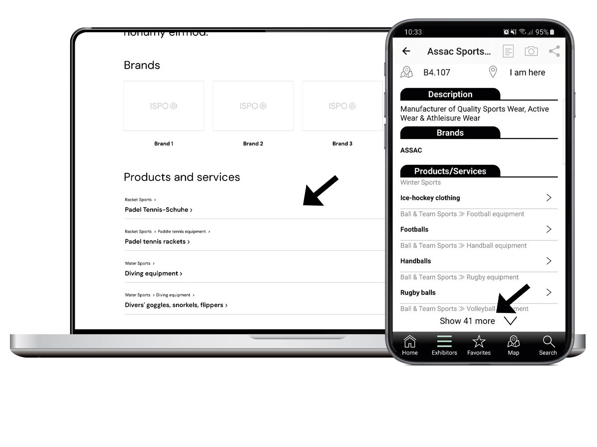 Produktverzeichnis, Unbegrenzte Anzahl Produkteinträge